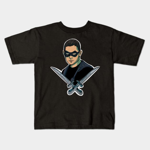 SUPER SHARP Kids T-Shirt by giuliarenzi